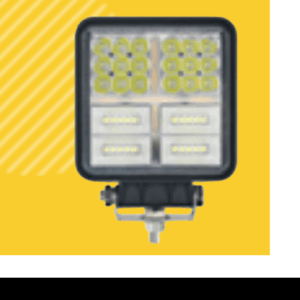 FARO LED CUADRADO POLARIS CON FLASH -114W
