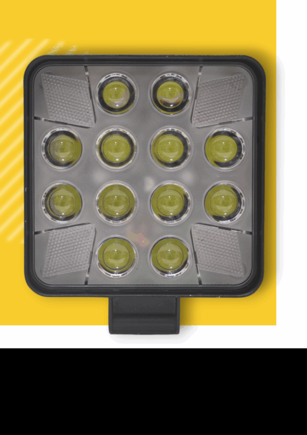 FARO LED CUADRADO TIPO DIAMANTE  -36W