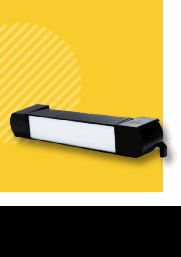 LAMPARA LED LINEAL NEGRA 24w