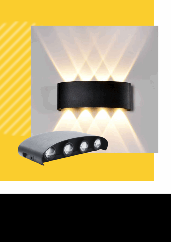LÁMPARA LED DE PARED -8W