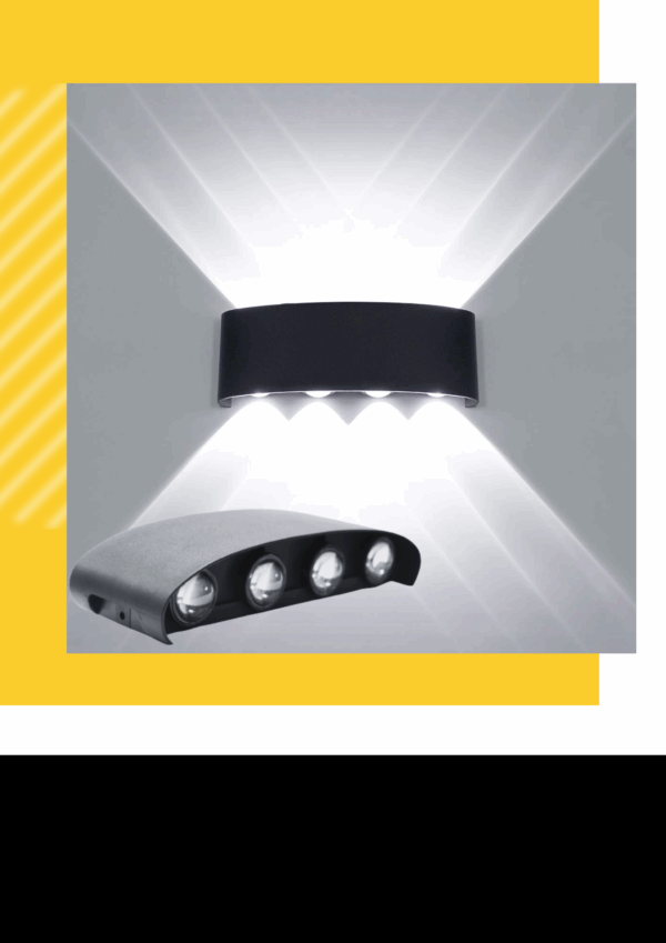 LÁMPARA LED DE PARED -8W