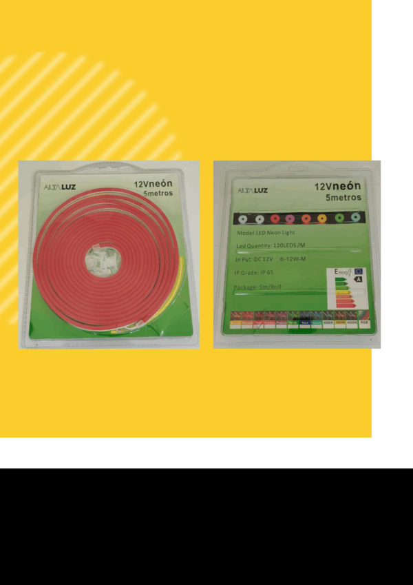 MANGUERAS LED NEÓN 120 LED ROJO -12W