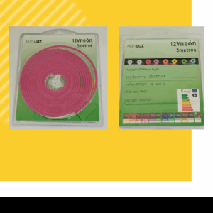 MANGUERAS LED NEÓN 120 LED ROSA -12W