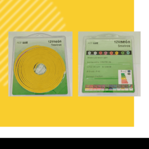 MANGUERAS LED NEÓN 120 LED AMARILLO LIMON -12W