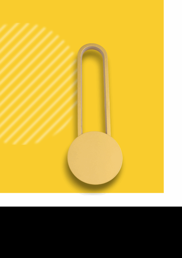 LAMPARA RYDER ORO PARA PARED -18W