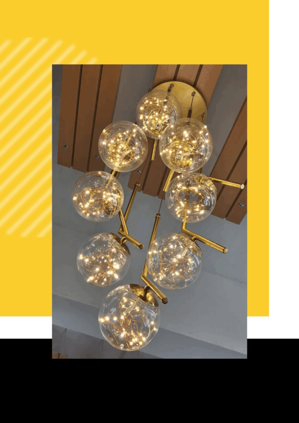 LAMPARA RYDER ORO PARA PARED -48W