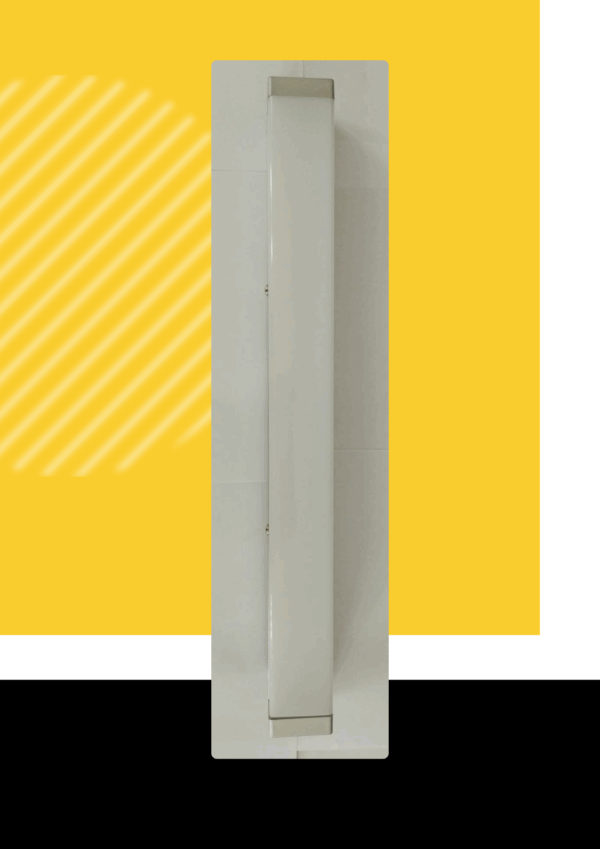 LAMPARA RYDER PLATA PARA PARED -8W