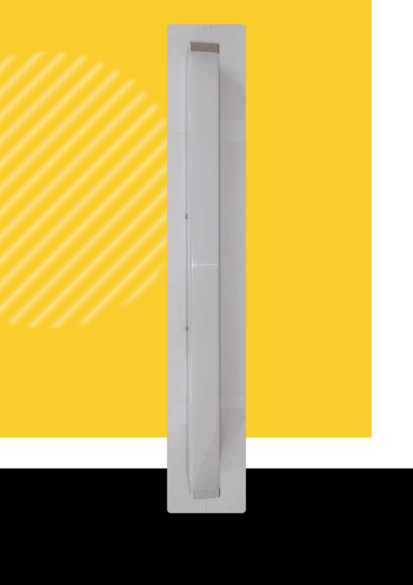 LAMPARA RYDER PLATA PARA PARED -12W