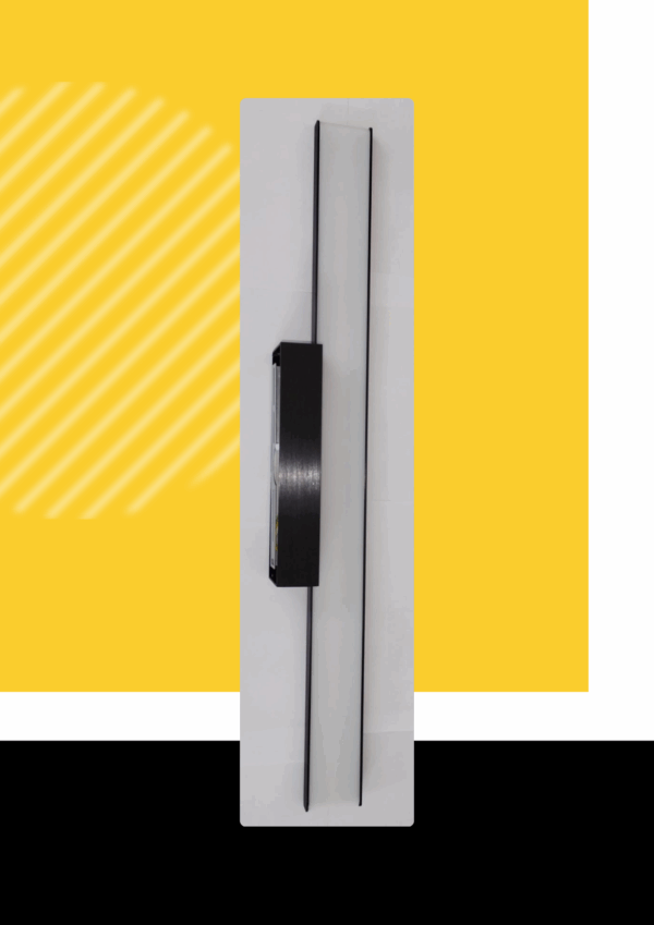 LAMPARA RYDER NEGRO PARA PARED -12W