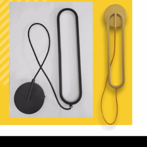 LAMPARA RYDER NEGRO + ORO PARA PARED -18W