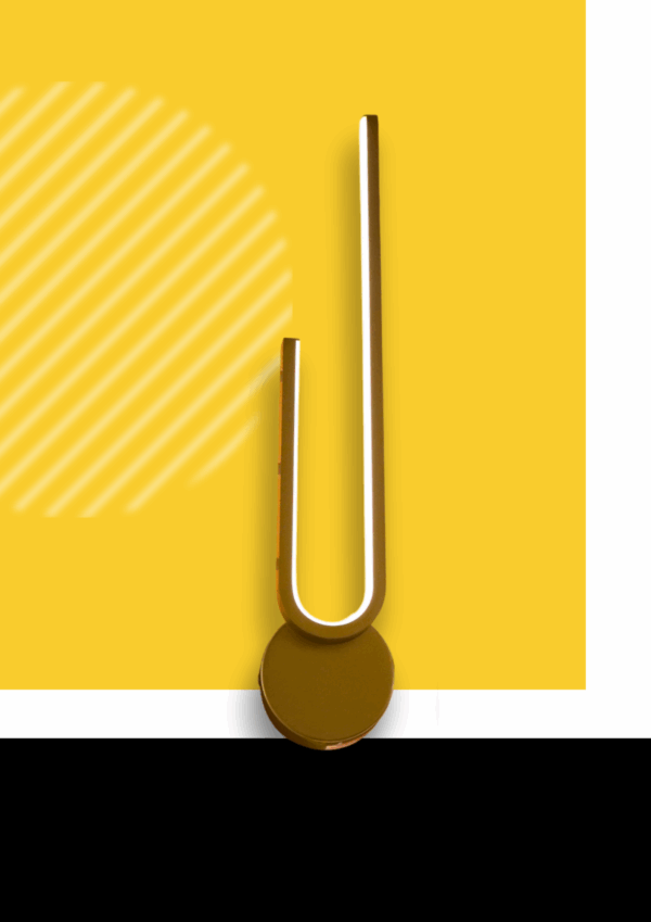 LAMPARA RYDER ORO PARA PARED -14W