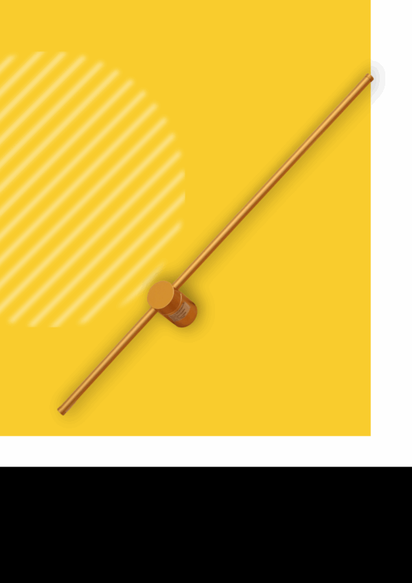 LAMPARA RYDER ORO PARA PARED -16W
