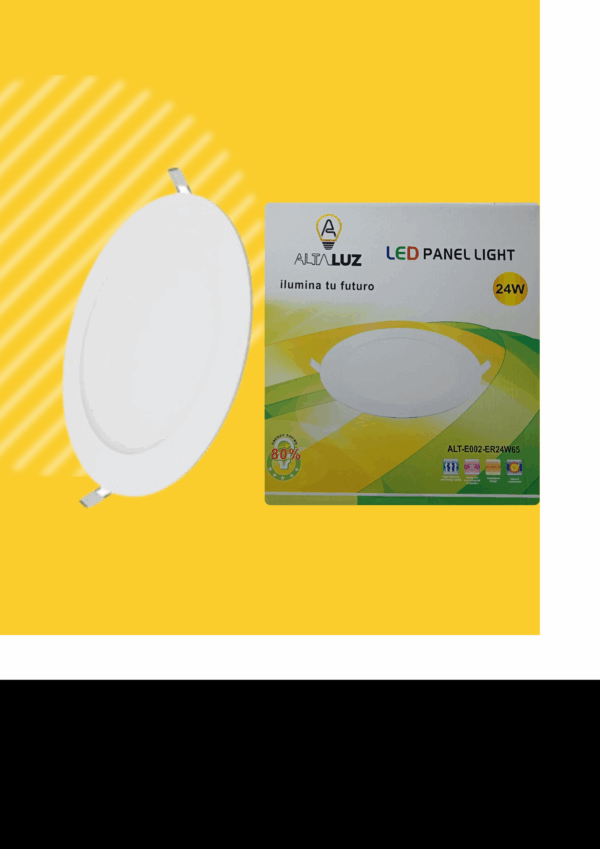 PANEL DE LUZ REDONDO EMPOTRABLE  -24W