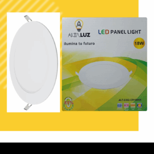 PANEL DE LUZ REDONDO EMPOTRABLE -18W