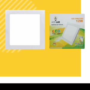 PANEL DE LUZ CUADRADO EMPOTRABLE – 12W