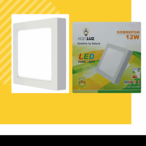 PANEL DE LUZ CUADRADO SOBREPUESTO – 12W
