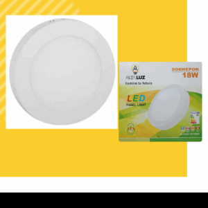 PANEL DE LUZ REDONDO SOBREPUESTO -18W
