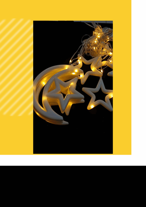 CORTINA CAMPANA-ESTRELLA -AMBAR