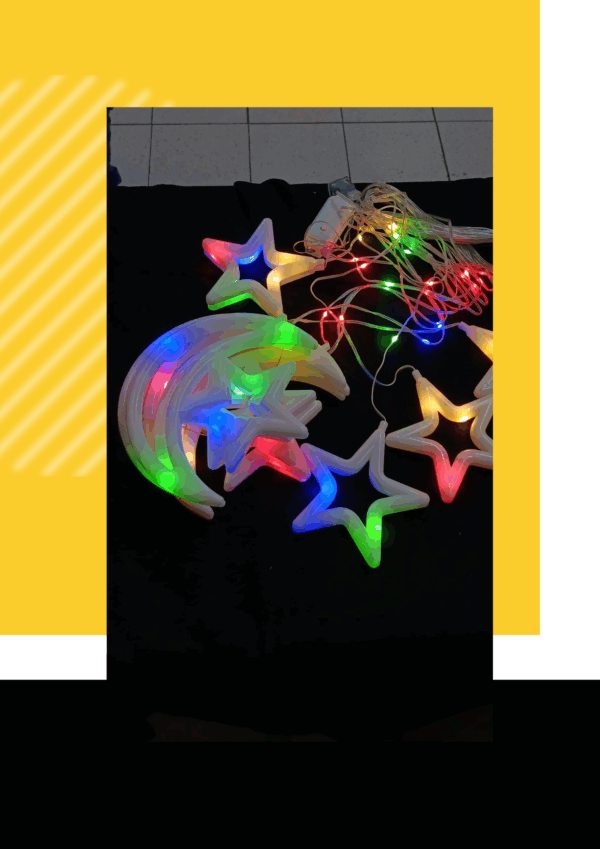 CORTINA CAMPANA-ESTRELLA -RGB
