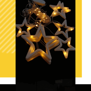 CORTINA ESTRELLA -AMBAR