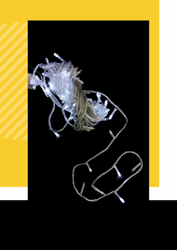 CUERDA LED NAVIDAD -BLANCO