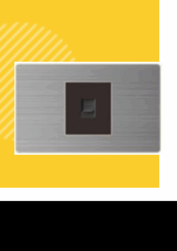 TOMA PARA PC ACERO INOXIDABLE