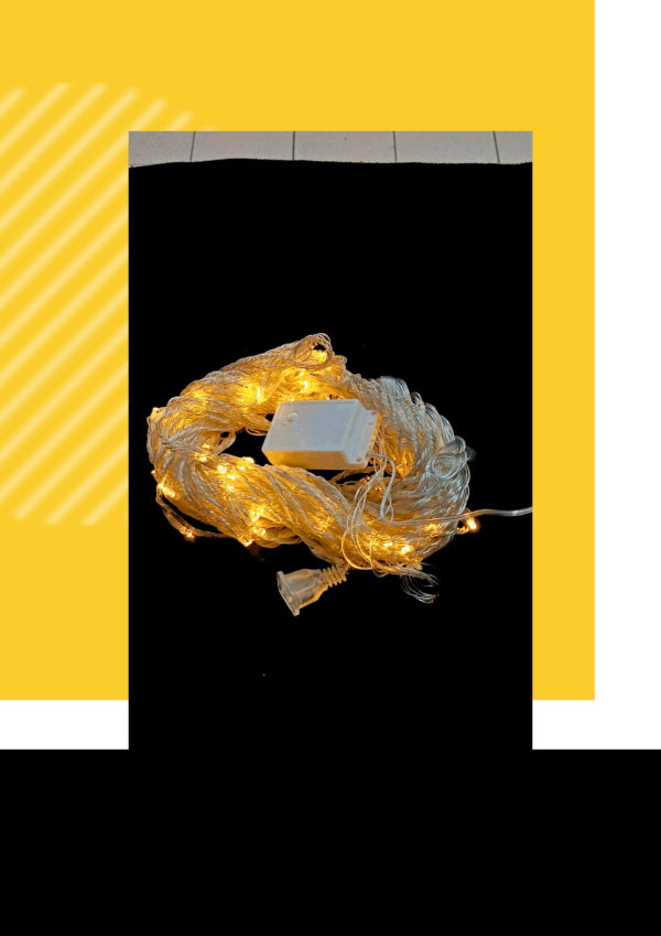 CORTINA LED 200 LED -AMBAR