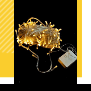 CUERDA LED NAVIDAD -AMBAR