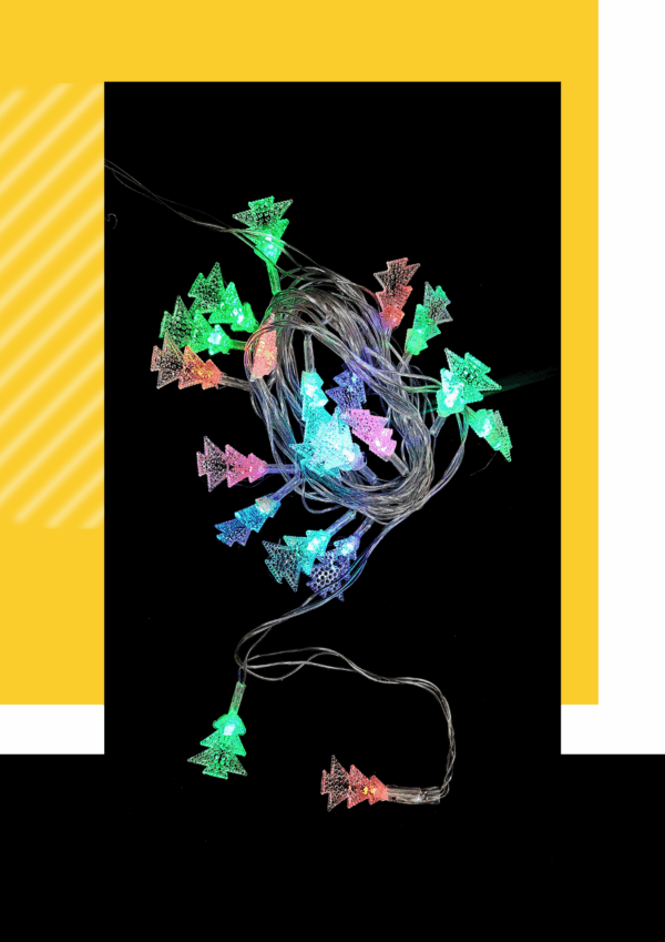 CUERDA LED ARBOL DE NAVIDAD - RGB