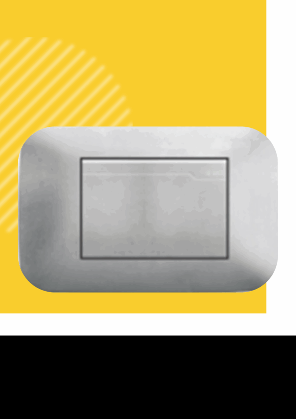 INTERRUPTOR GRANDE BIPOLAR GRIS