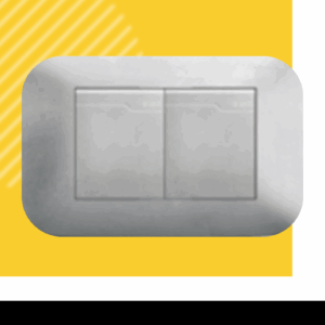INTERRUPTOR DOBLE UNIPOLAR GRIS
