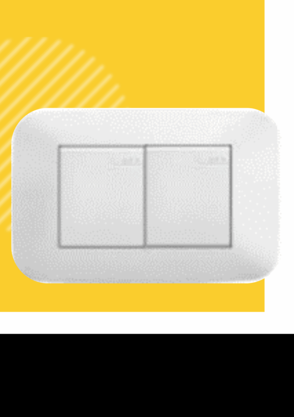 INTERRUPTOR DOBLE UNIPOLAR BLANCO