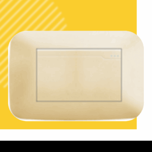 INTERRUPTOR GRANDE UNIPOLAR CHAMPAGNE ORO