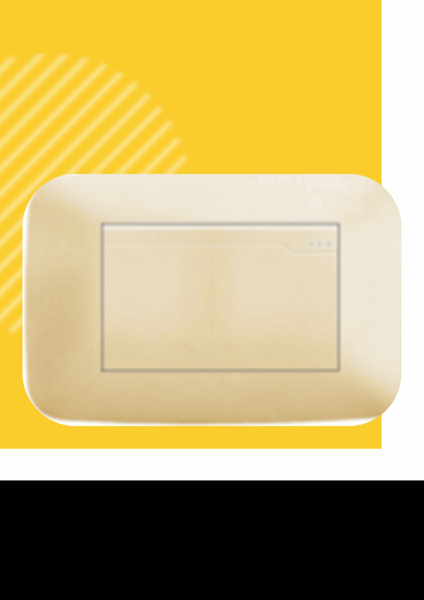 INTERRUPTOR GRANDE UNIPOLAR CHAMPAGNE ORO