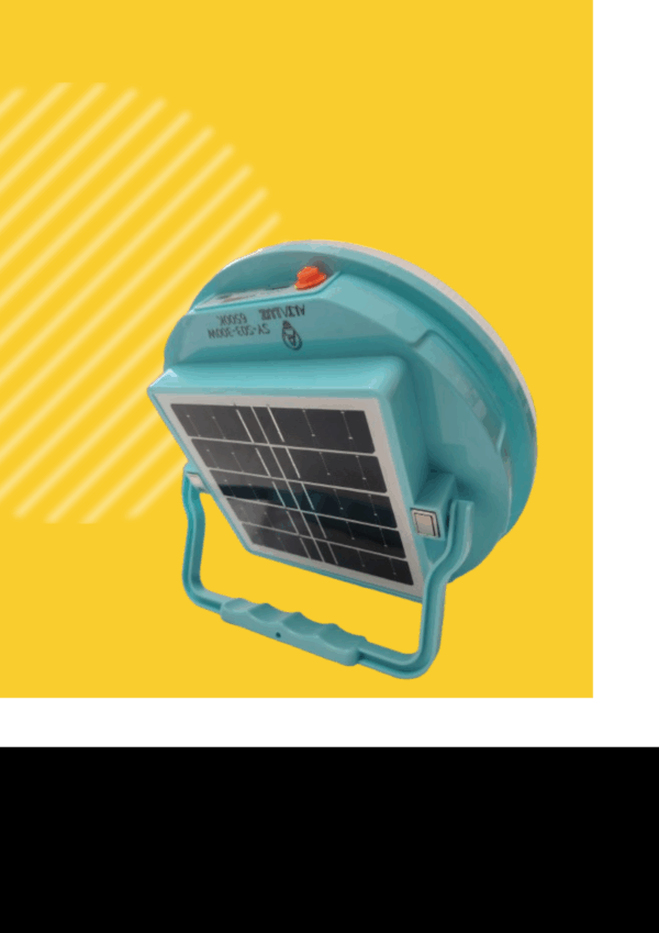 Bombillo recargable y solar - 300w