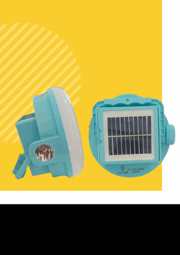 Bombillo recargable y solar - 100w