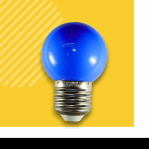 Bombillos Led – TAPA REDONDA – AZUL – E27 – 5w