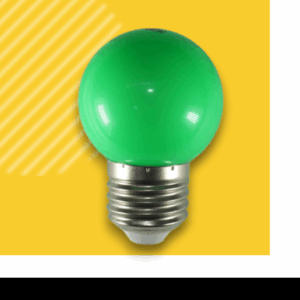 Bombillos Led – TAPA REDONDA – VERDE – E27 – 5w