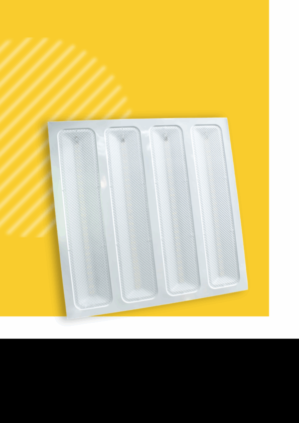 PANEL LED CON REJILLA EMPOTRABLE -120W