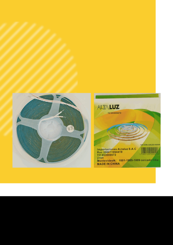 CINTA LED - 320 LED BLANCO -8/9W
