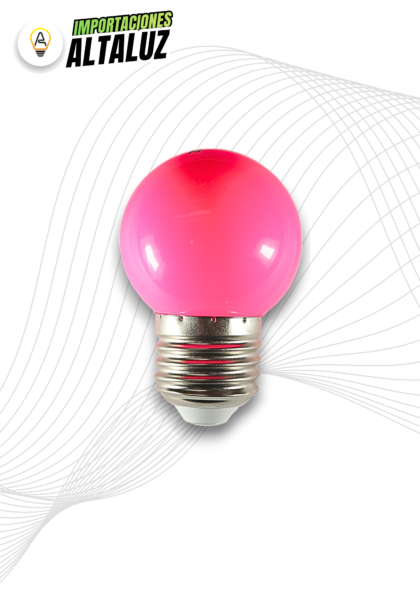 BOMBILLO DE GUIRNALDA ROSA