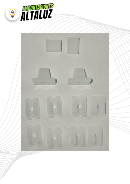 SET DE ACCESORIOS PARA MANGUERA LED