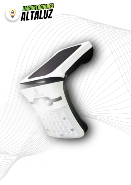LAMPARA DE PARED LED SOLAR BLANCA
