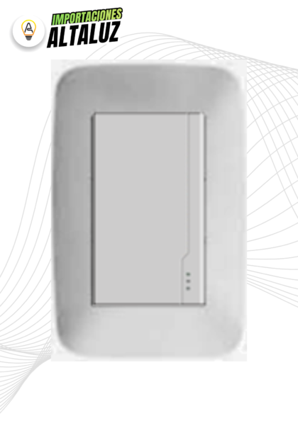 INTERRUPTOR SIMPLE GRANDE GRIS BIPOLAR