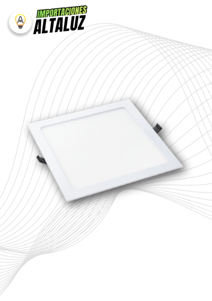 PANEL DE LUZ CUADRADO EMPOTRABLE