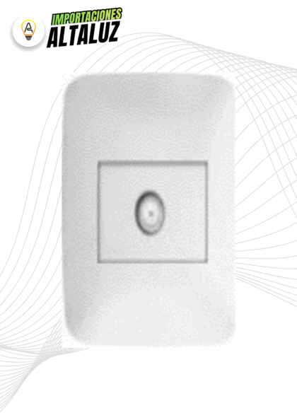TOMA PARA SATELITE BLANCO
