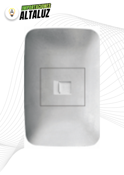 TOMA PARA TELEFONO GRIS