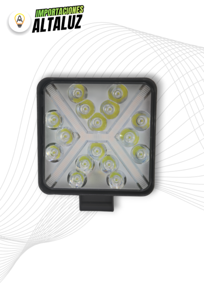 FARO LED CUADRADO POLARIS CON FLASH