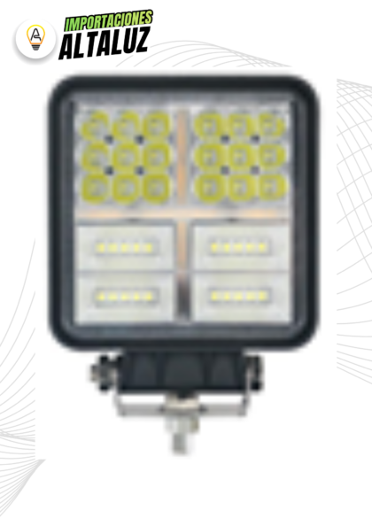 FARO LED CUADRADO POLARIS CON FLASH