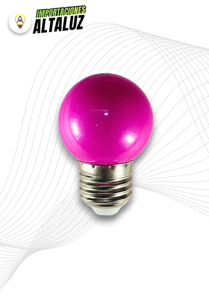 BOMBILLO DE GUIRNALDA MORADO
